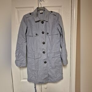 CAbi Light Gray Trench Coat